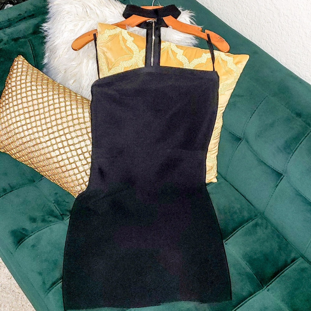 Black bandage dress